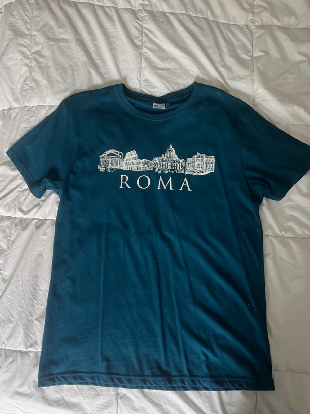 Roma Graphic Short Sleeve Tee - Teal